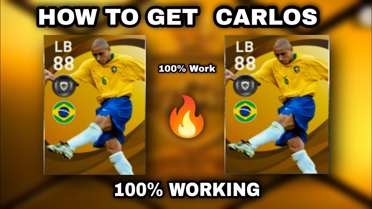 How To Get Roberto Carlos in pes 2021 mobile || Trick To Get Carlos In Pes 2021 ||🔥