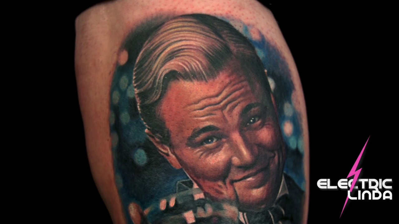 LEONARDO DICAPRIO PORTRAIT Tattoo Timelapse by Electric Linda