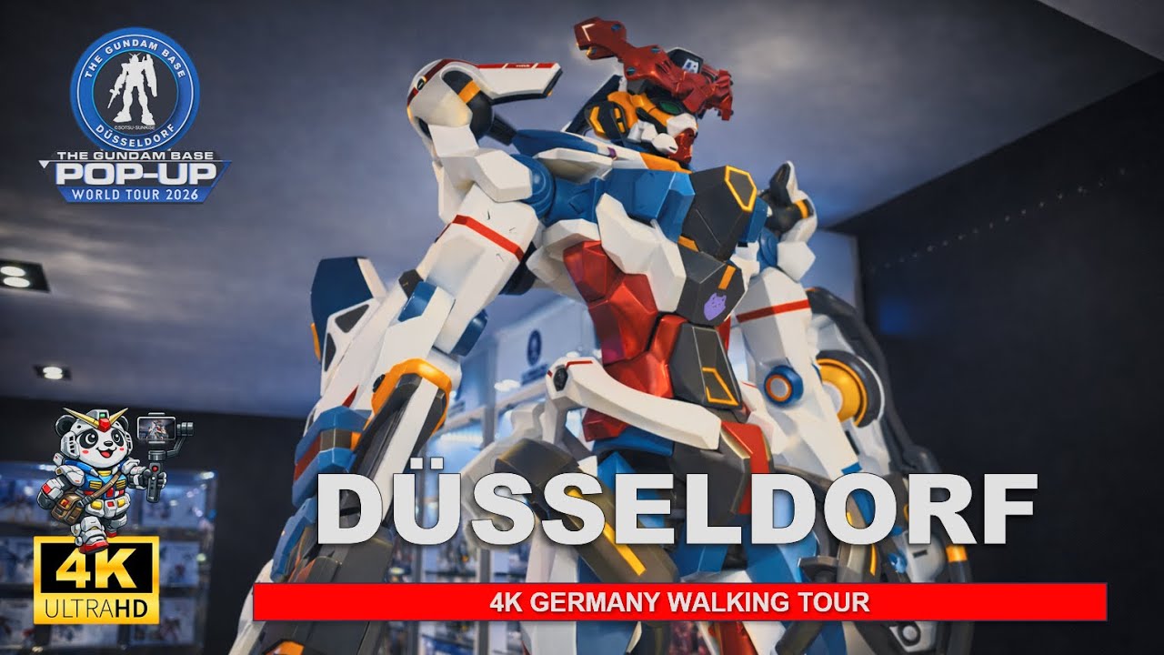 🇩🇪 GUNDAM BASE Düsseldorf – Secret Tip for Japan Day 2026 | Walking Tour 4K HDR