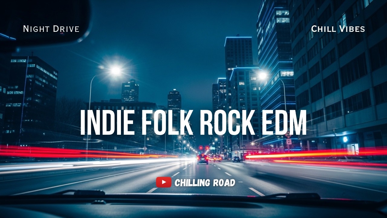 Night City Drive 🌃 | Indie Chill Mix Playlist for Late Night Driving | Chilling Road