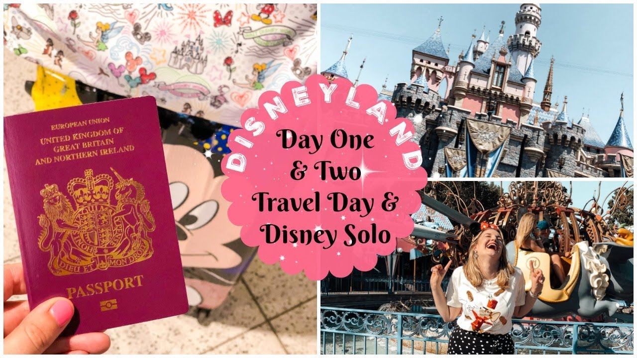 Disneyland California Day 1 & 2: Travel Day & Disneyland Solo ✈️ | Charlotte Ruff