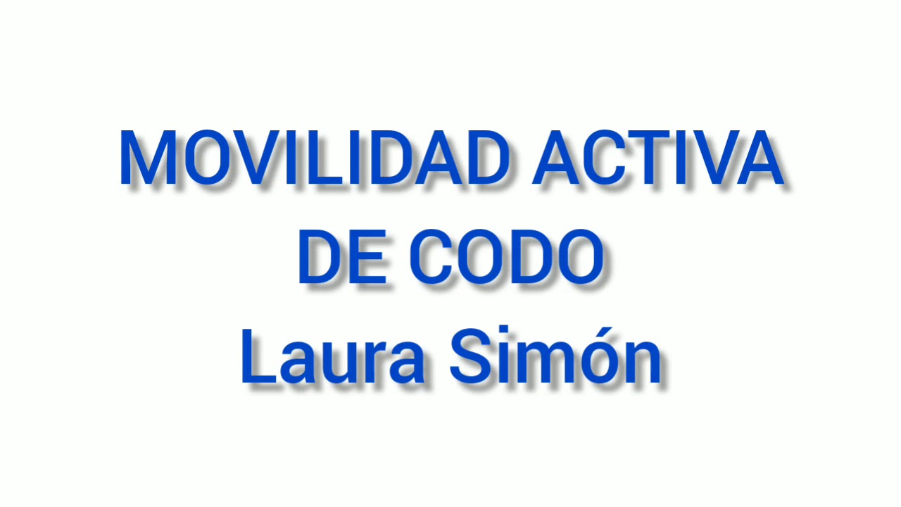 Movilidad activa de codo.