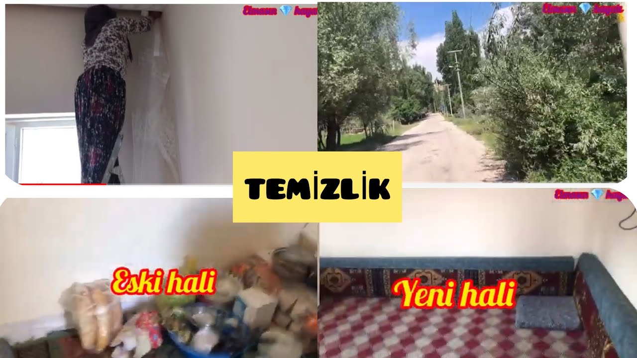 KAYNANAMIN 1 cik GELİNİ OLDUĞUM İÇİN EVİNİ TEMİZLEMEYE GİTTİM ve SON HALİNİ MERAK EDENLER BUYURSUN😳