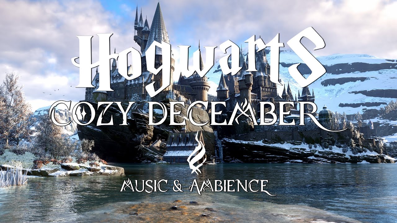 Cozy December at Hogwarts - Calm Hogwarts Legacy Ambience - Harry Potter Music