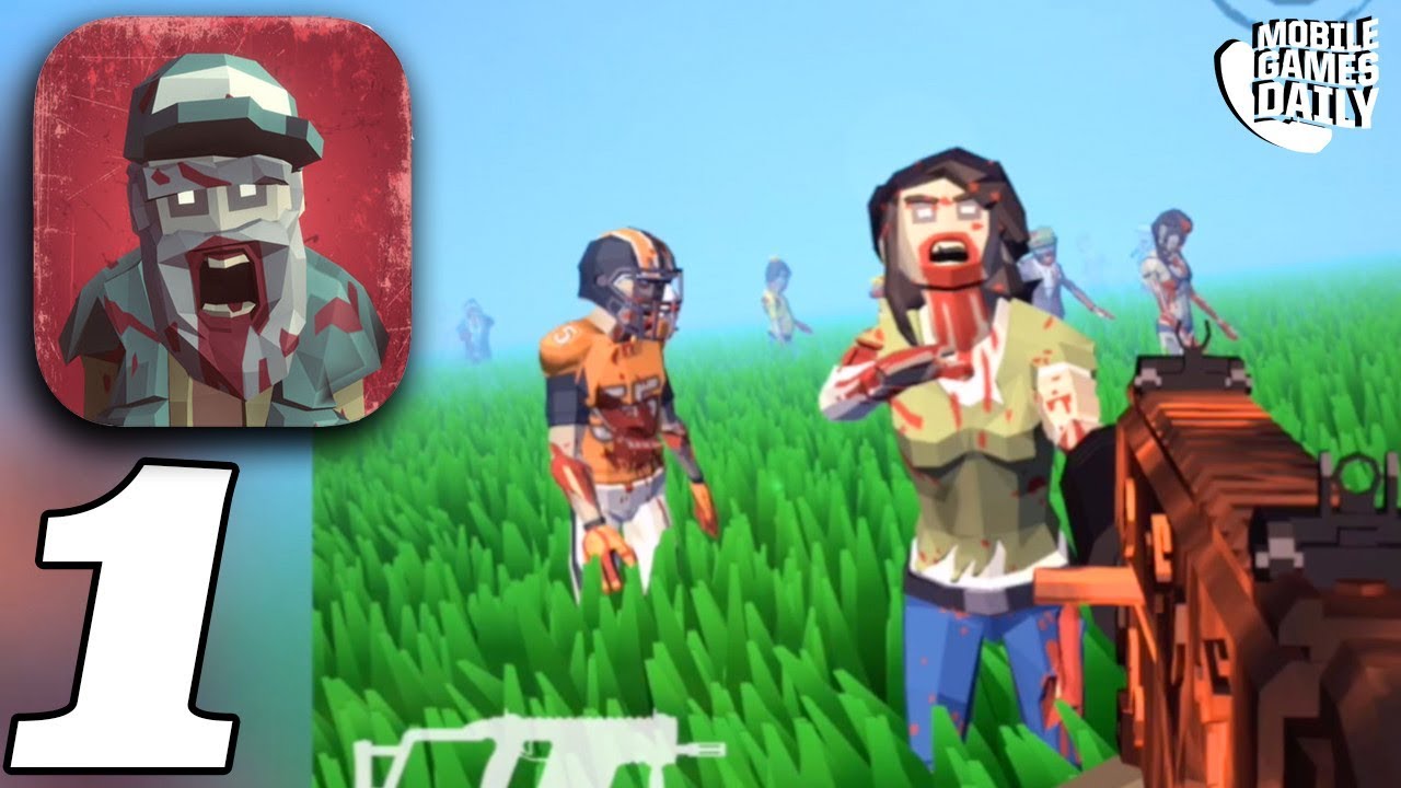 ZOMBIE ROYALE - Gameplay Part 1 - Levels 1-20 (iOS Android)