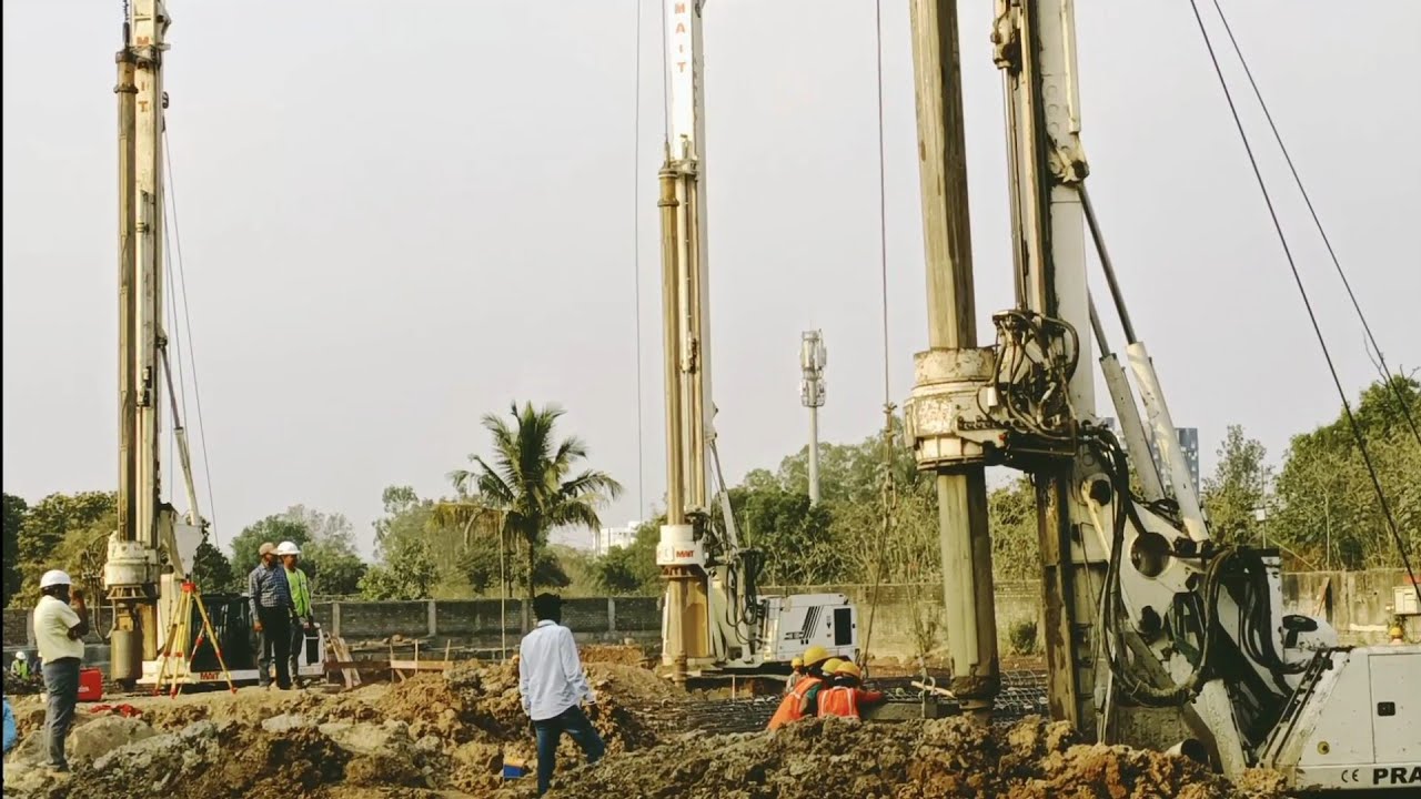 MAIT HR 165/180 cp pilling - rig for big construction in Pune..