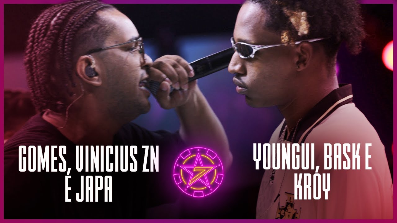 (5 ROUNDS DE RIMA) GOMES, VINICIUS ZN E JAPA X YOUNGUI, BASK E KROY | PRIMEIRA FASE  | BDA 7 ANOS