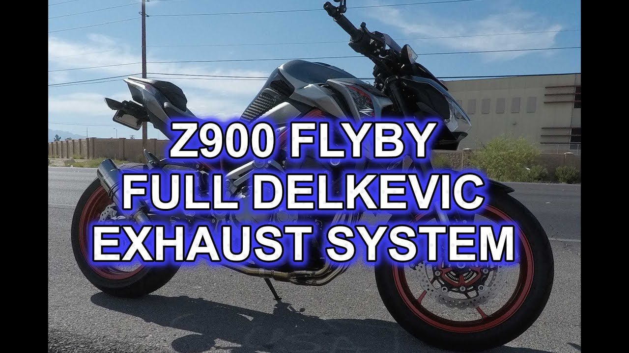 Z900 FLYBY, DELKEVIC FULL EXHAUST SYSTEM