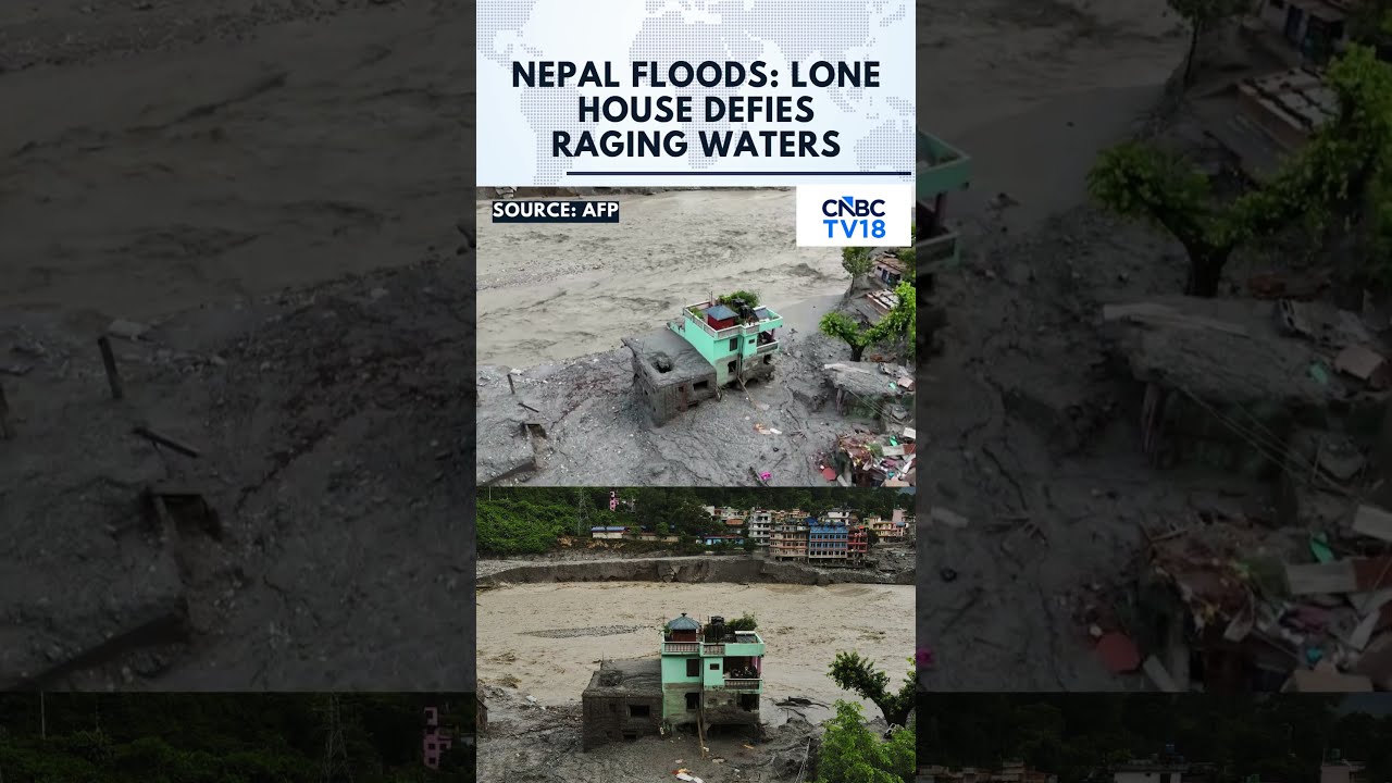 Nepal Flash Floods: One Riverside House Survives As Floods Leave Devastation Behind | N18G