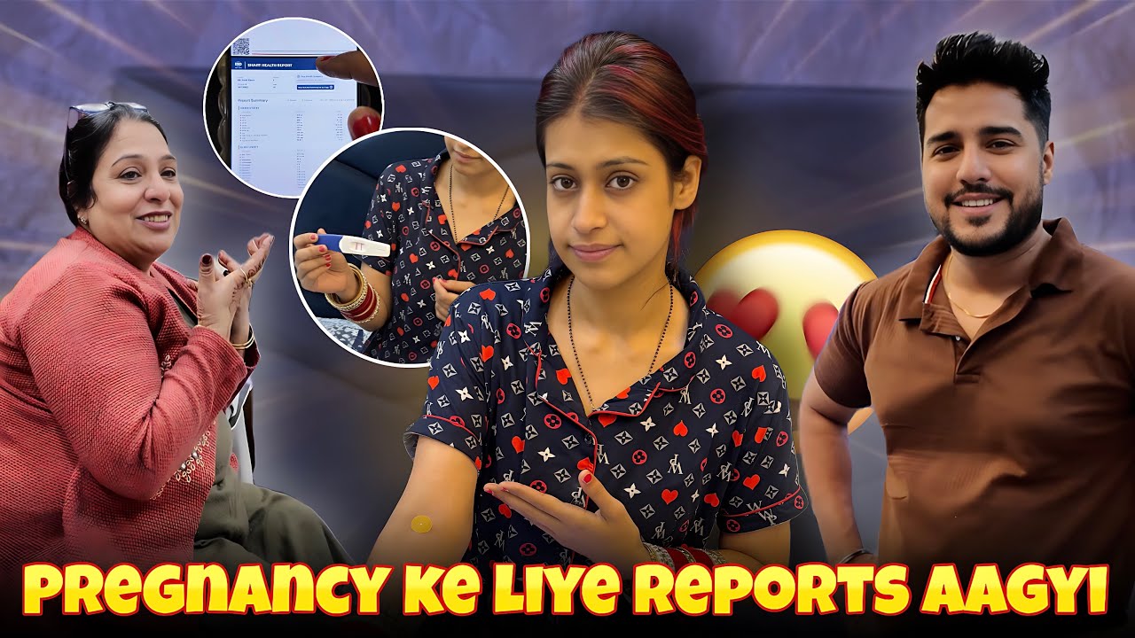 Pregnancy Ke Liye Report Aagyi 😍😍
