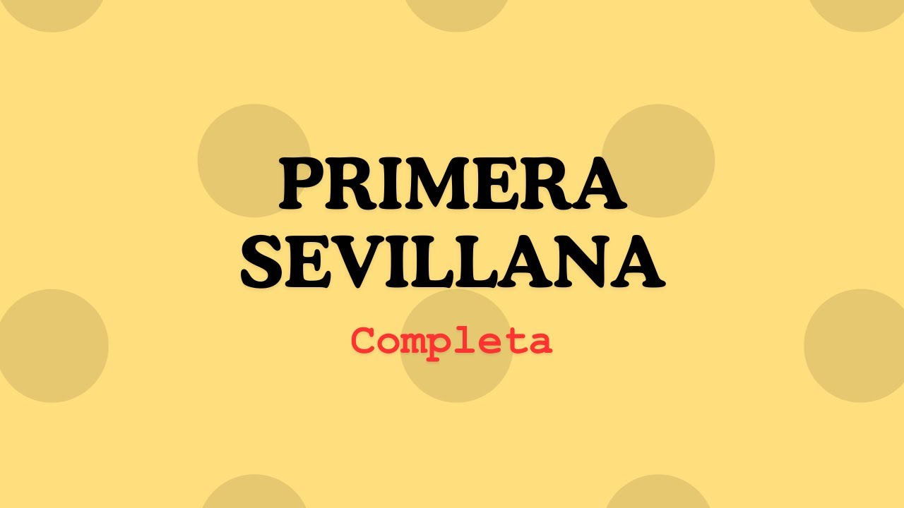 1️⃣ PRIMERA SEVILLANA COMPLETA | bailar sevillanas | sevillanas para la feria | aprende a bailar