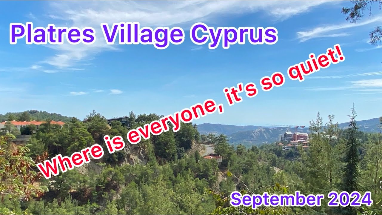 Platres usually a very busy village on the way to #Troodos Village but not on this visit #cyprus