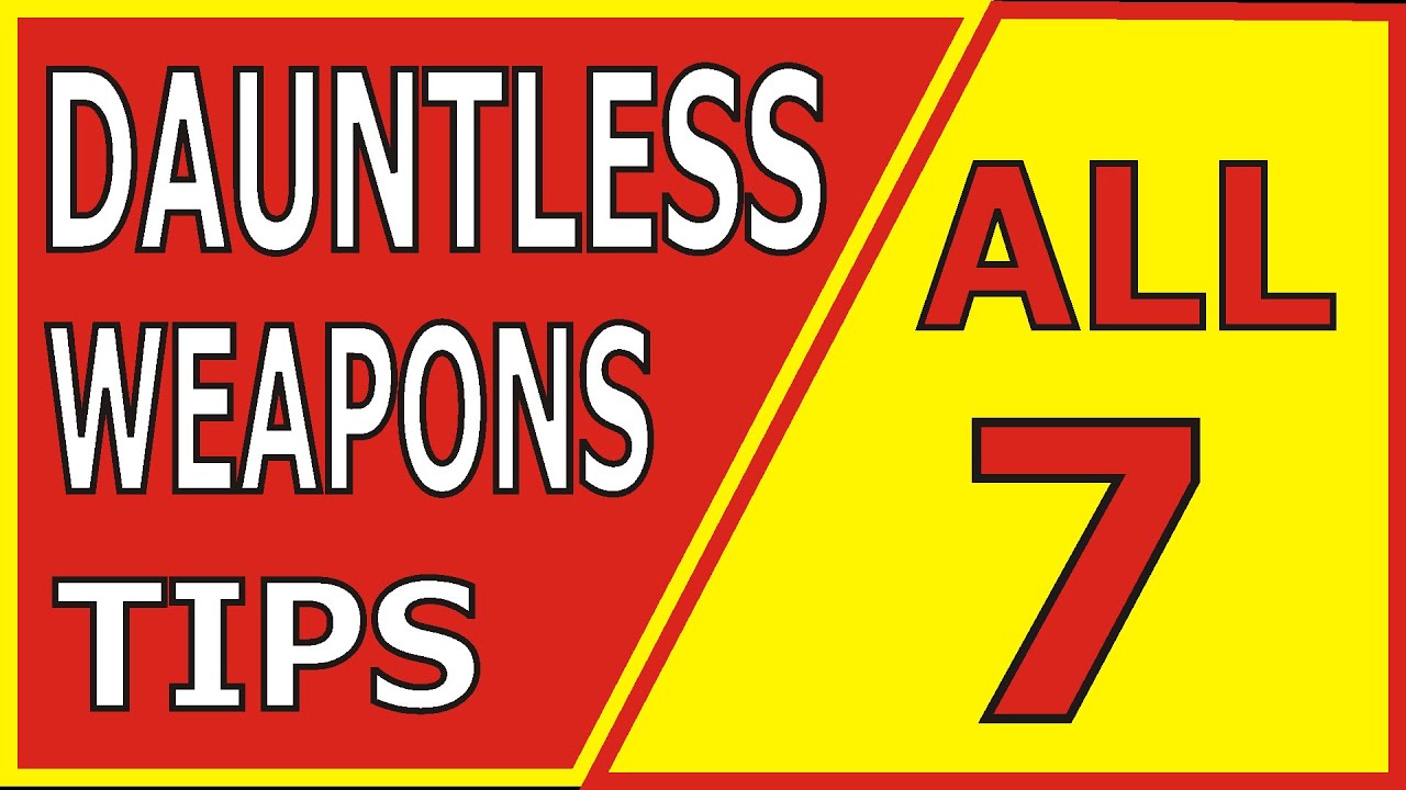 Dauntless WEAPONS and Types of Damage. Potions and Survival Tips.