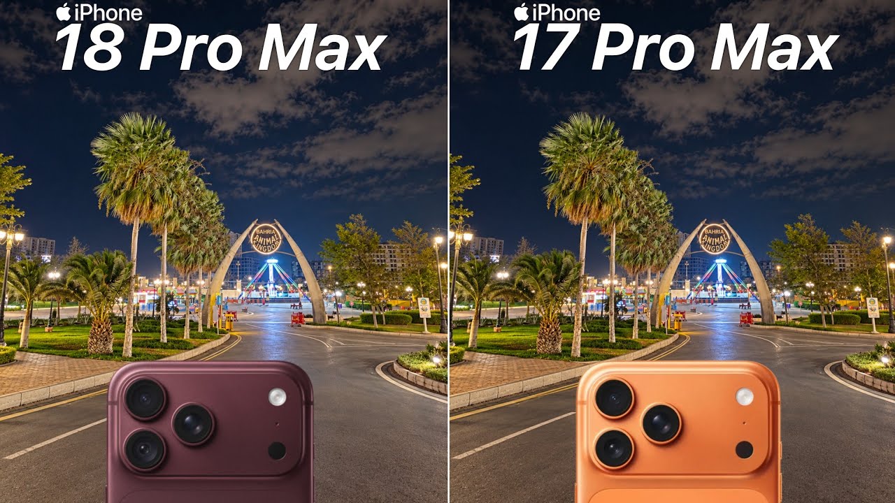 iPhone 18 Pro Max VS iPhone 17 Pro Max Camera Test Comparison