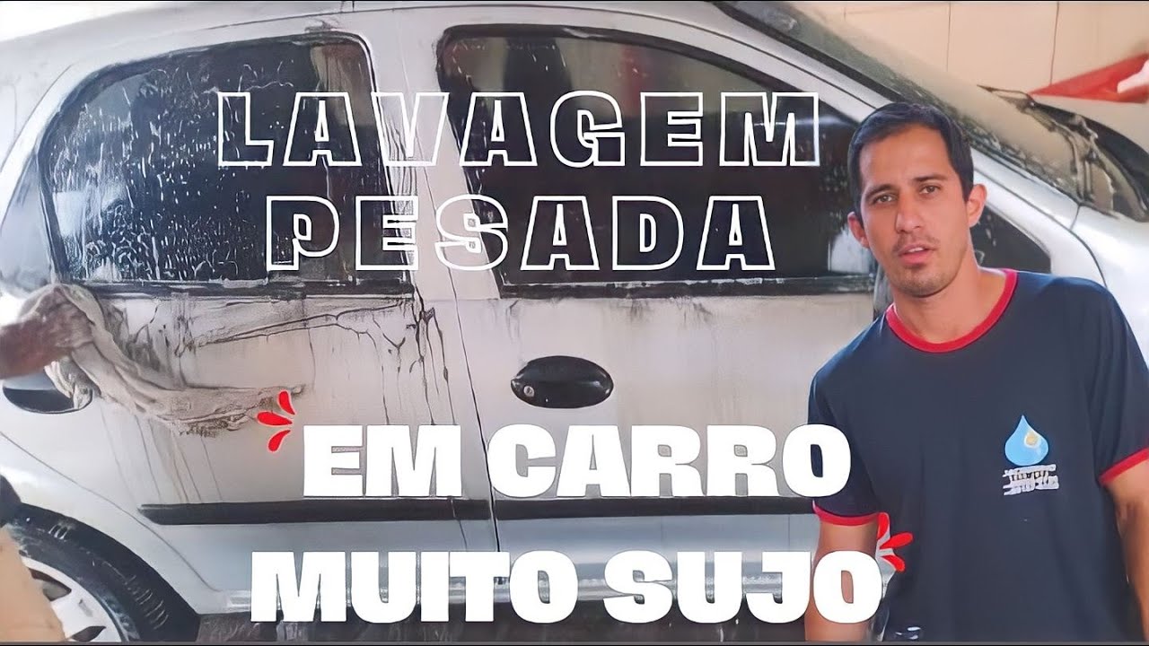 🔴 COMO LAVAR CARRO MUITO SUJO - Celta parado a mais de 3 anos - Lavagem detalhada 🔴