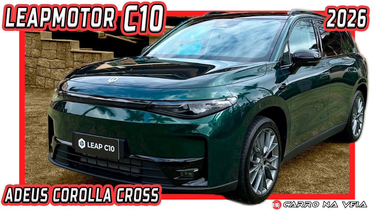 Adeus, Corolla Cross? Novo Leapmotor C10 chega com tudo!