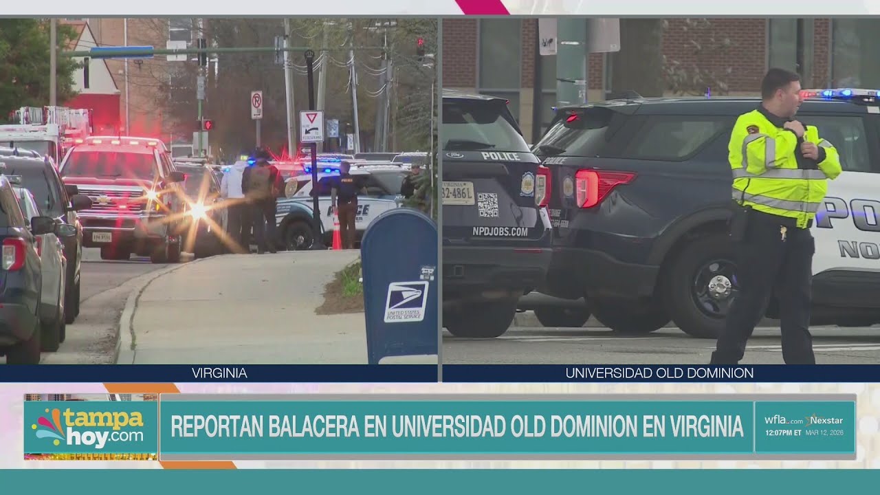 Dos heridos y atacante muerto en tiroteo de Universidad en Virginia
