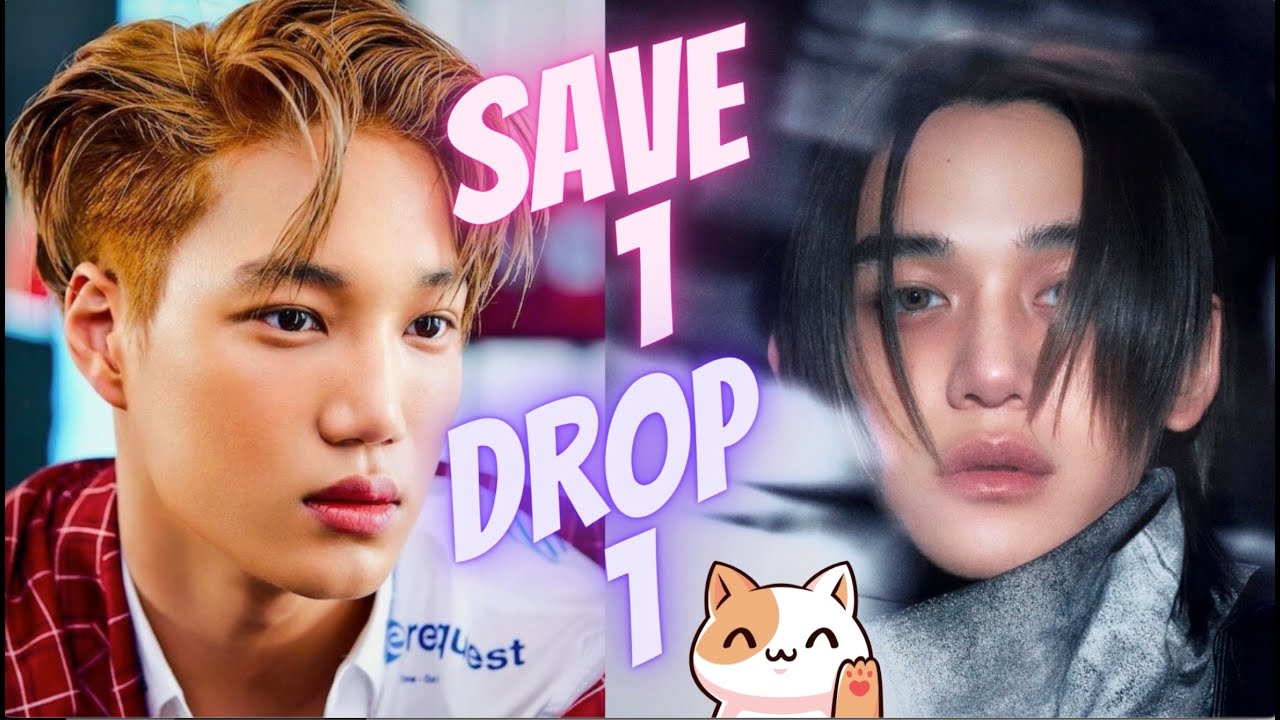 Kpop Male Idols #5 Save One Drop One Challenge  + Bonus Quiz
