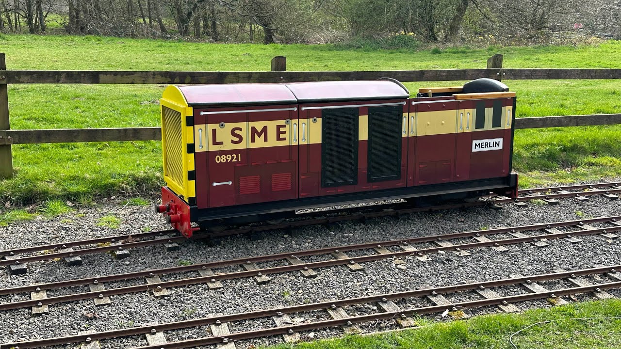 Easter Sunday Trains at Worden Park in Leyland 9th April 2023