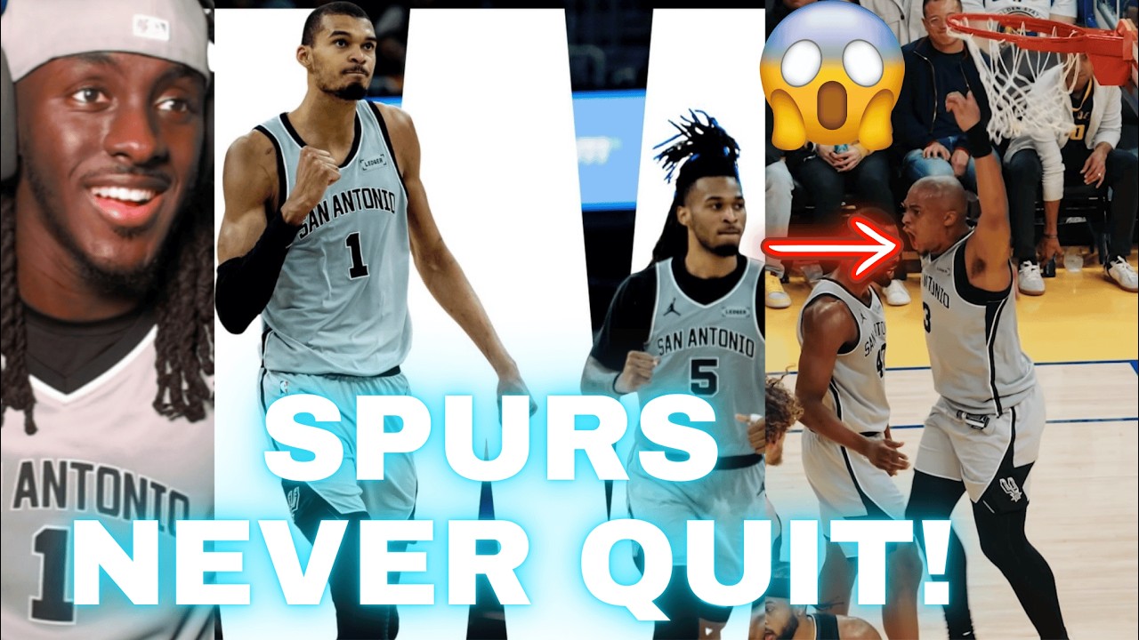 SPURS VS WARRIORS WILD GAME.. Spurs Vs Warriors Highlights Reaction
