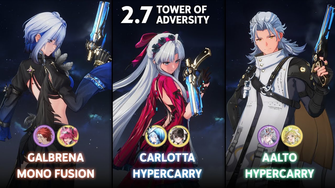 S0 Galbrena Mono Fusion / S0 Carlotta Hypercarry / S6 Aalto Hypercarry | ToA 2.7 | Wuthering Waves