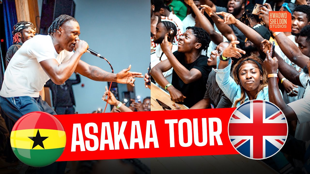 The Asakaa Boys Shut Down UK 🇬🇧 🇬🇭The Are Cooking In Europe!