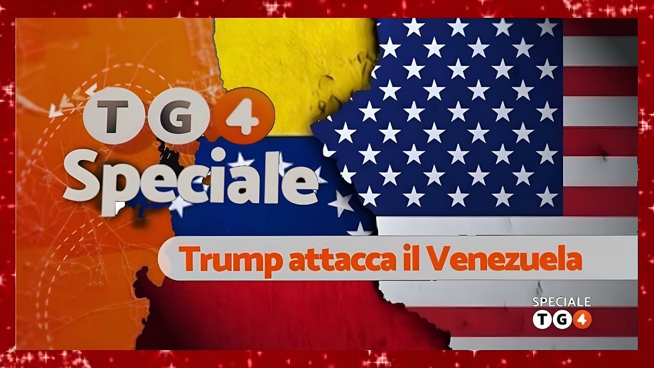 Attacco al Venezuela - Rete 4 HD - Speciale Tg4 - 3 Gennaio 2026