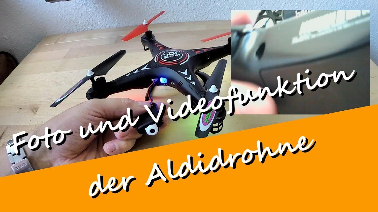 #10 Foto - und Videofunktion der Aldi - Drohne Jamara Altitude JQC kurz erklärt