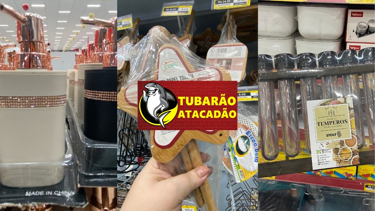 ACHADINHOS NO TUBARÃO ATACADÃO | UTILIDADES PARA O LAR | DECORAÇÃO #achadinhos #tubarãoatacadão