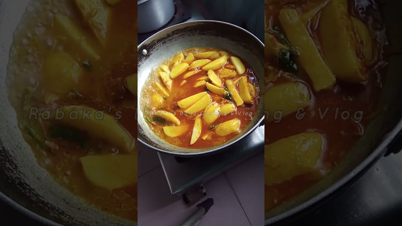 রুই মাছ দিয়ে আলু টমেটোর পাতলা ঝোল | Bangla vlog #food #vlog #banglavlog