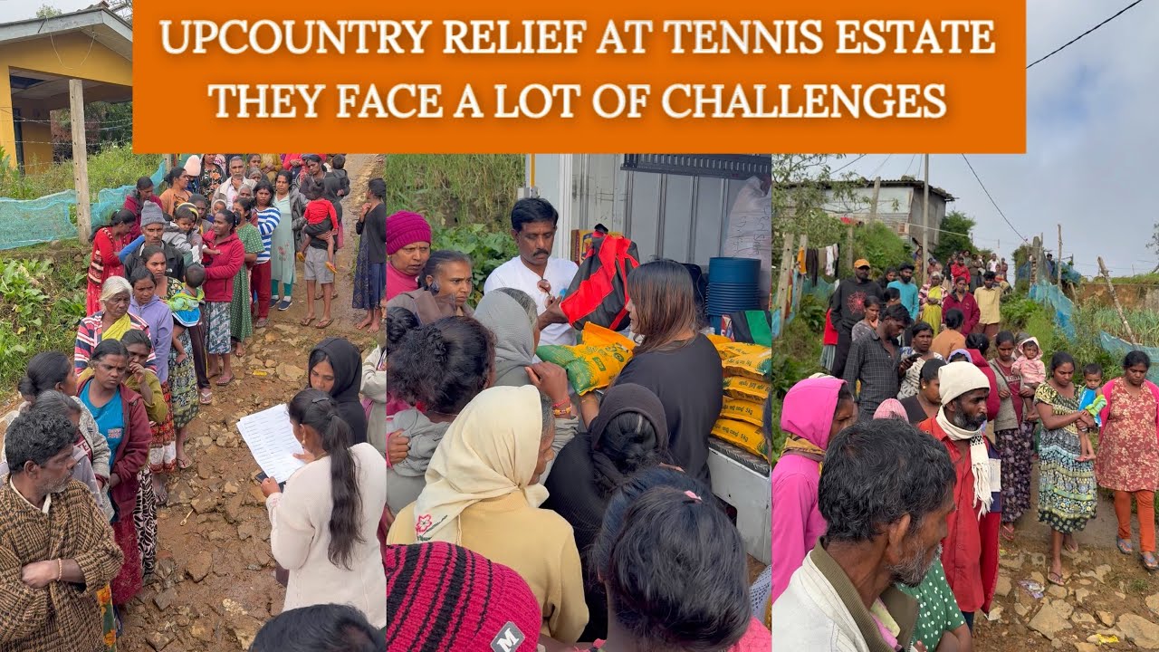 🚨 DITWA புயலால் கடுமையாக பாதிக்கப்பட்ட டென்னிஸ் எஸ்டேட்டிற்கு நிவாரணம்