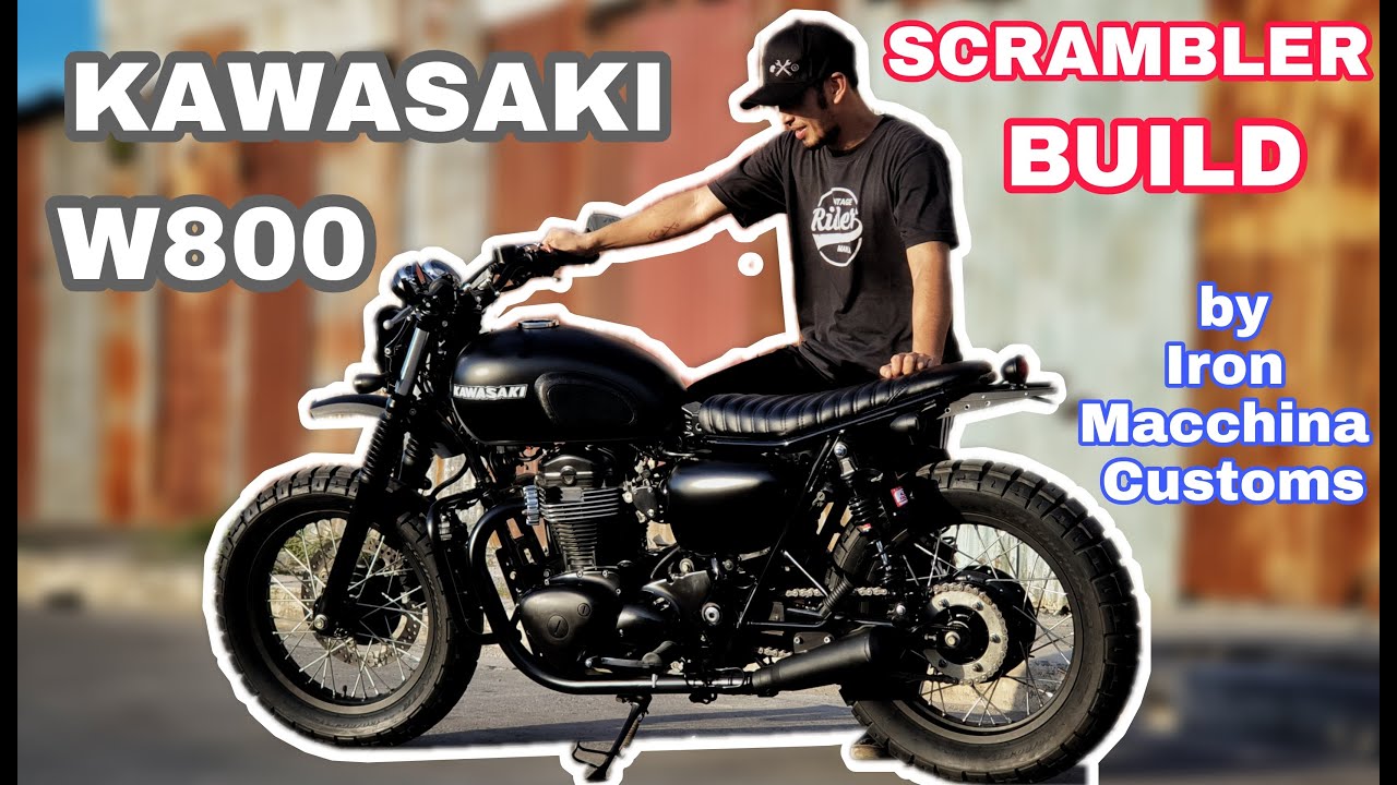 KAWASAKI W800 I IRON MACCHINA CUSTOMS