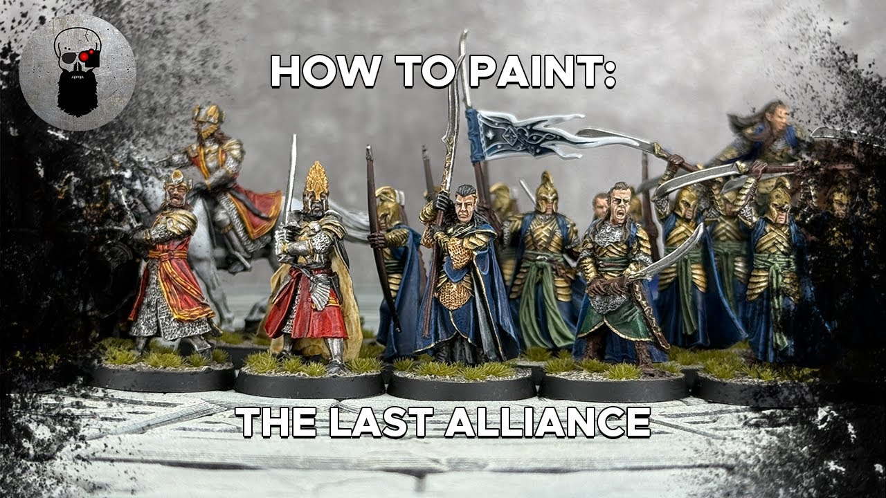 The Road Goes Ever Ardacon Part 1 – How to Paint: The Last Alliance of Elves and Men
