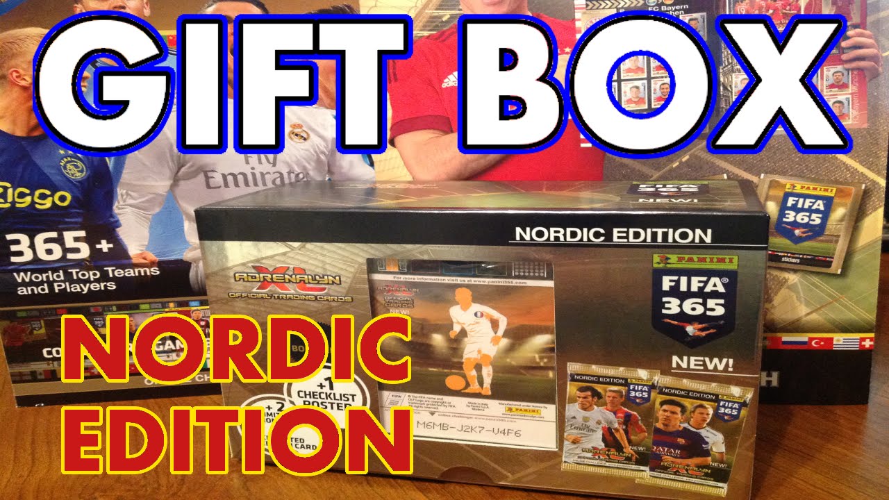 █▬█ █ ▀█▀ - GIFT BOX ☆ FIFA 365 ☆ NORDIC EDITION ☆ NEW XXL LIMITED CARDS