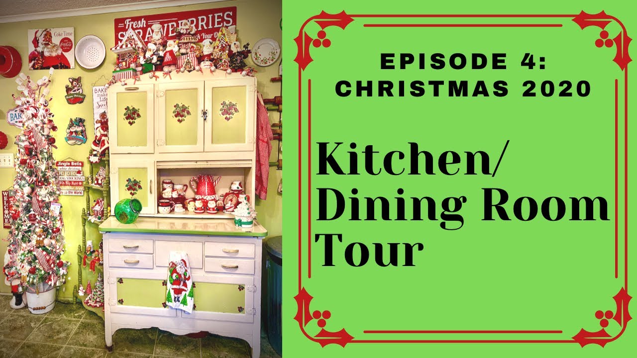 Christmas Kitchen/Dining room tour Gingerbread themed 2020