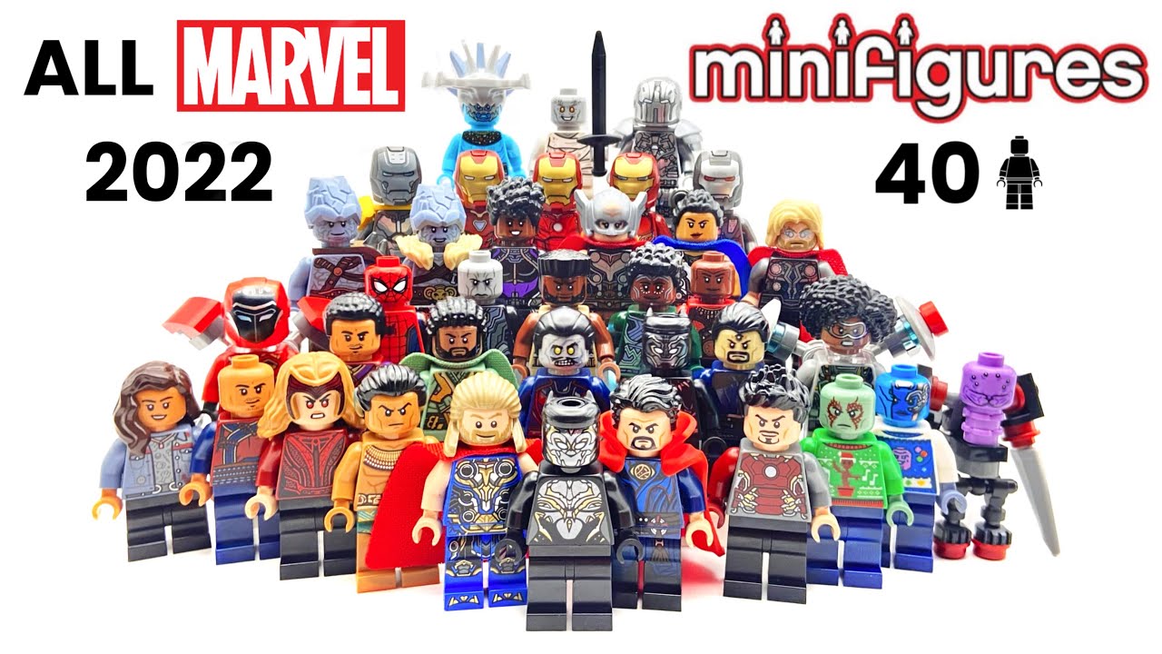 EVERY LEGO MARVEL Minifigure 2022 (40 figures)