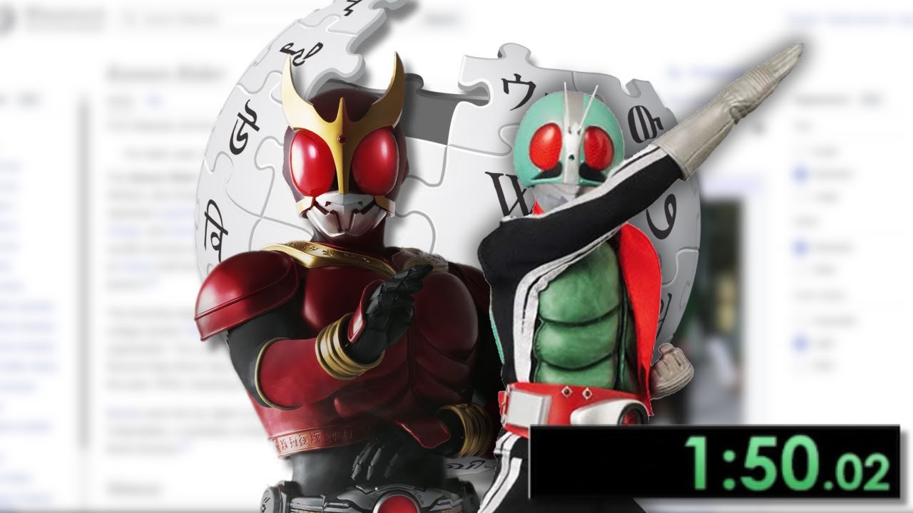 I Tried Kamen Rider Wikipedia Speedrun