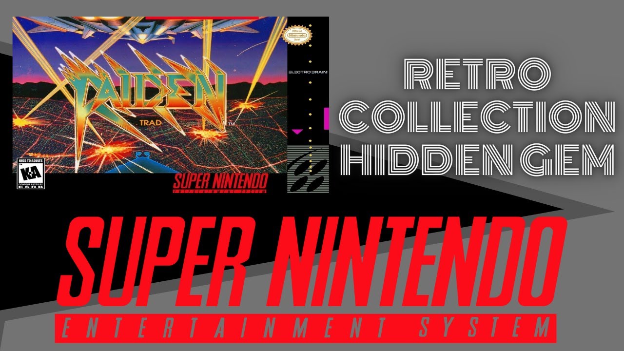 Raiden Trad - Nintendo SNES - The Original Bullet Hell - Retro Hidden Gem