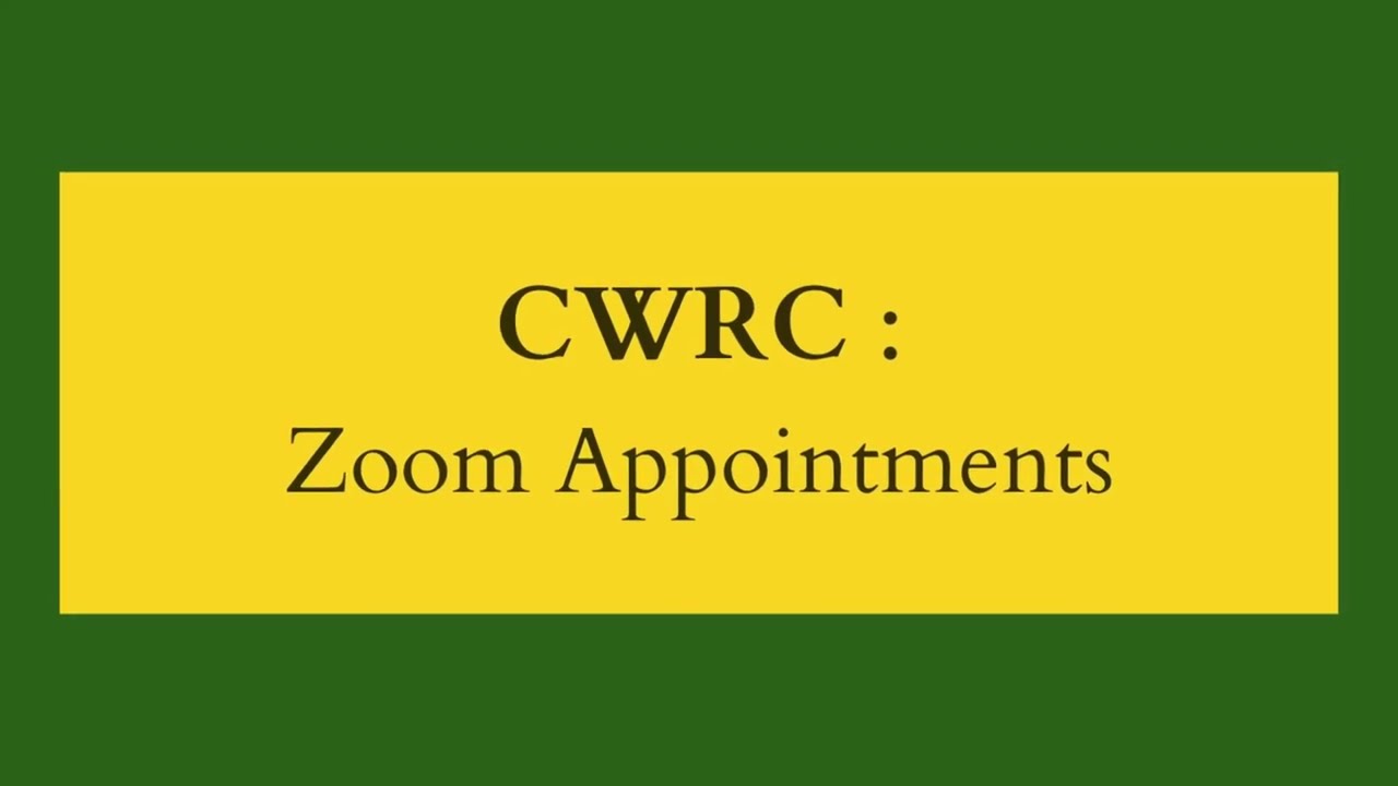 Delgado CWRC: Zoom How-To