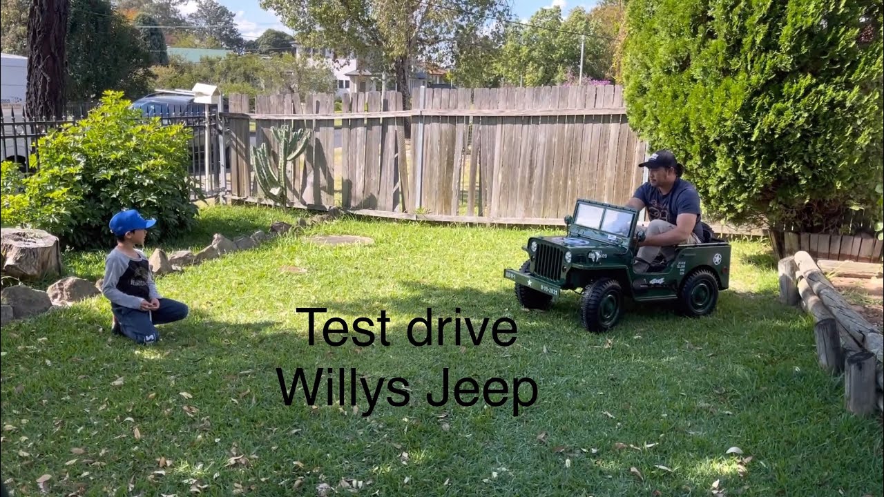 How to Assemble Willys Jeep 1941 Rides on Toy | Father and Son Test Drive the Willys Jeep | Part 2