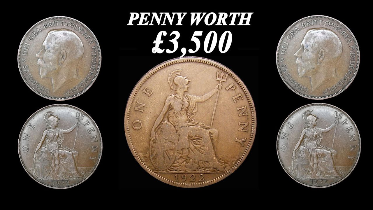 Rare 1922 Penny Worth &pound;3,500 #short
