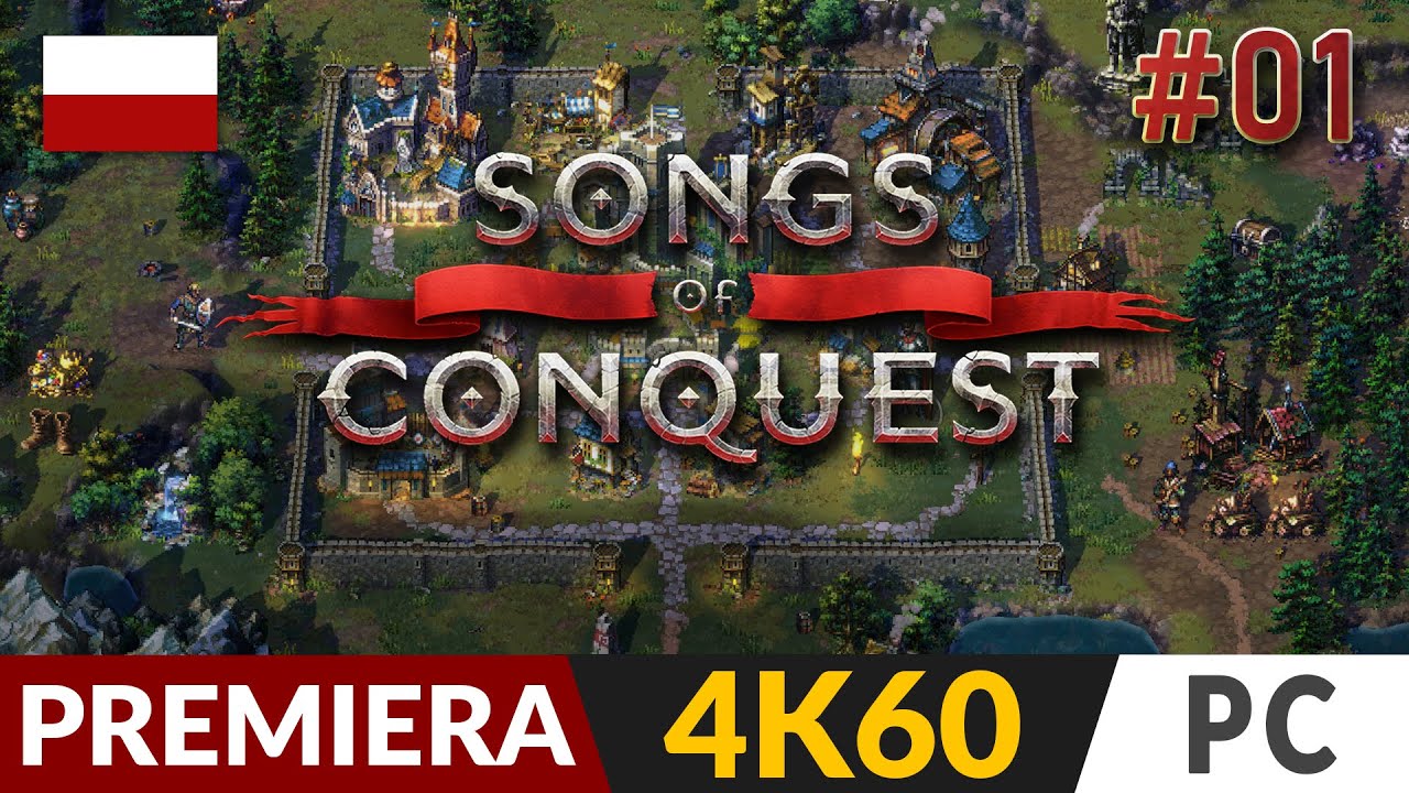 Songs of Conquest PL ⚔️ #1 - odc.1 🌄 Tak powinny wyglądać nowe Heroesy! | Gameplay po polsku 4K