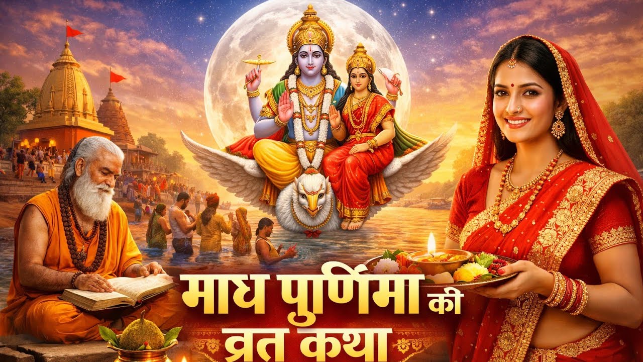 माघ पूर्णिमा की कथा |  Magh Purnima Vrat Kathaमाघ पूर्णिमा की सच्ची कथा | Magh Purnima Katha Hindi