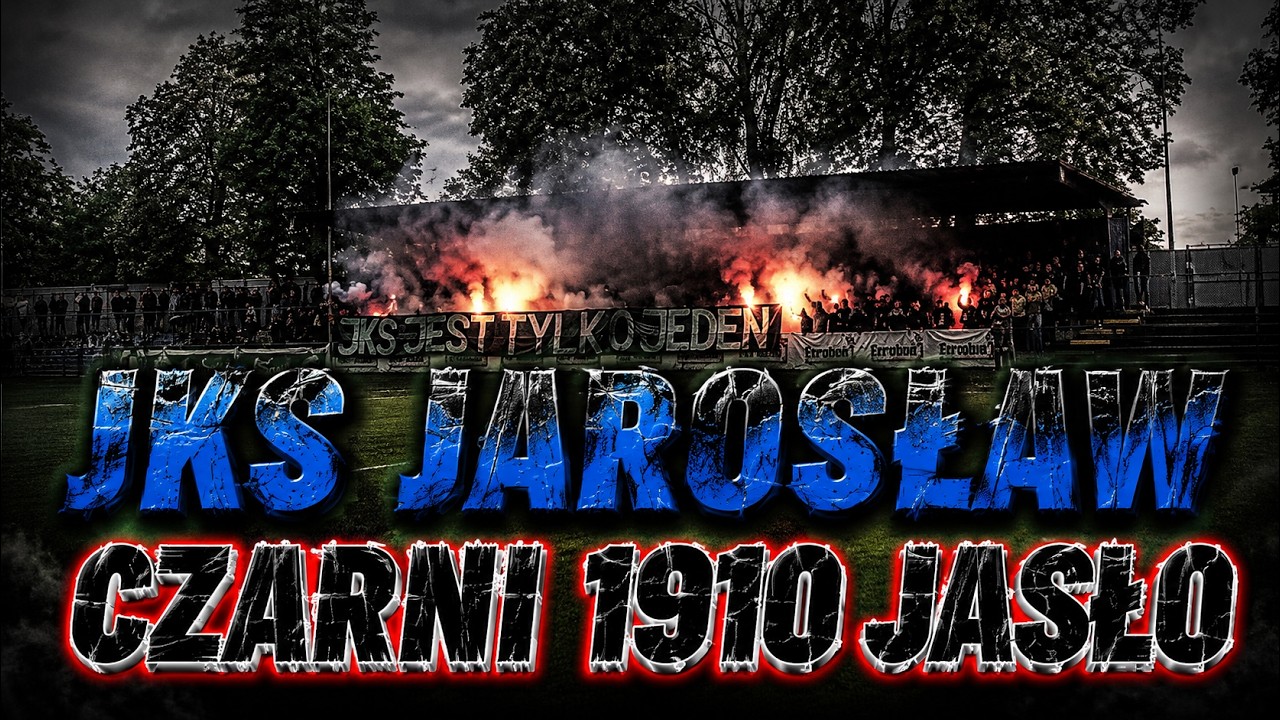 JKS JAROSŁAW - Czarni 1910 Jasło (3 maja 2025) - PIROTECHNIKA Świrlandi