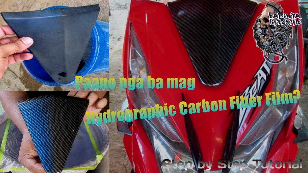 Hydrographic Carbon Fiber Film Process | Step by Step Tutorial