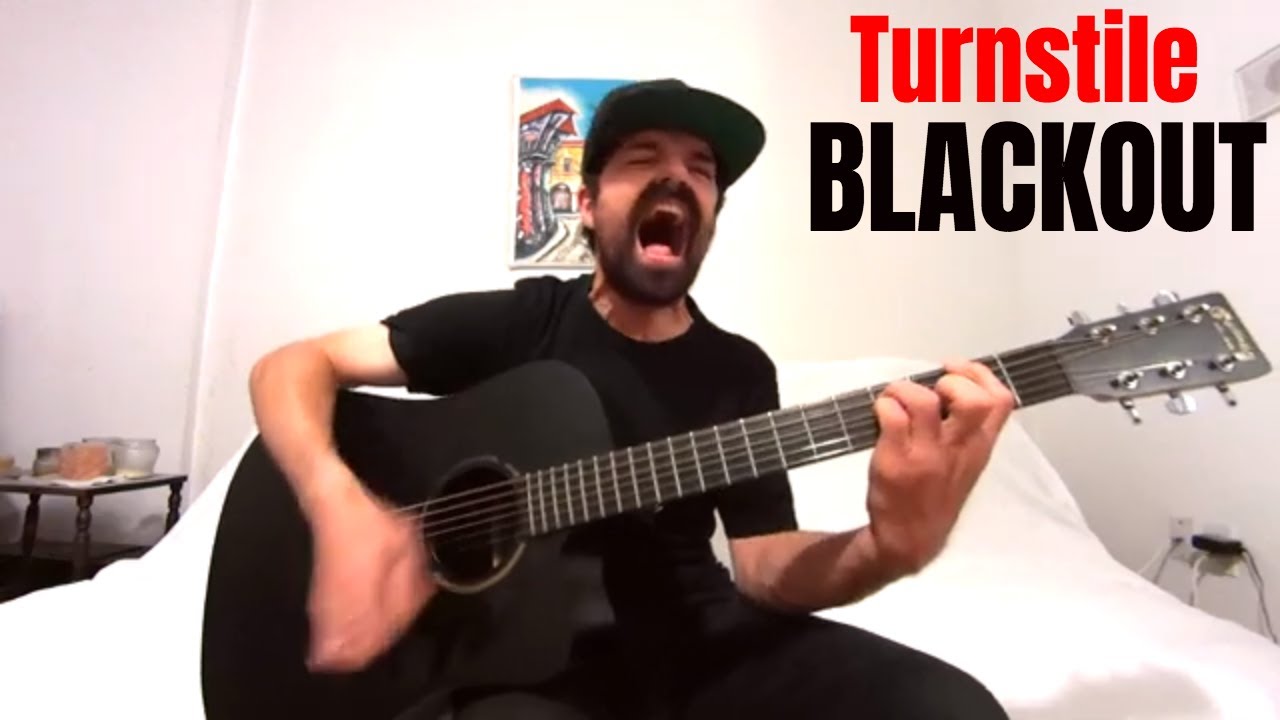 BLACKOUT - Turnstile [Acoustic Cover by Joel Goguen]