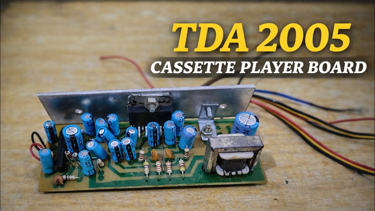 TDA 2005 Mini Cassette Player Amplifier Board | LA3161 Head Pre | Vintage Audio Memories 