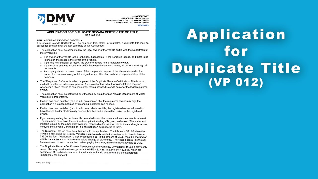 Duplicate Titles