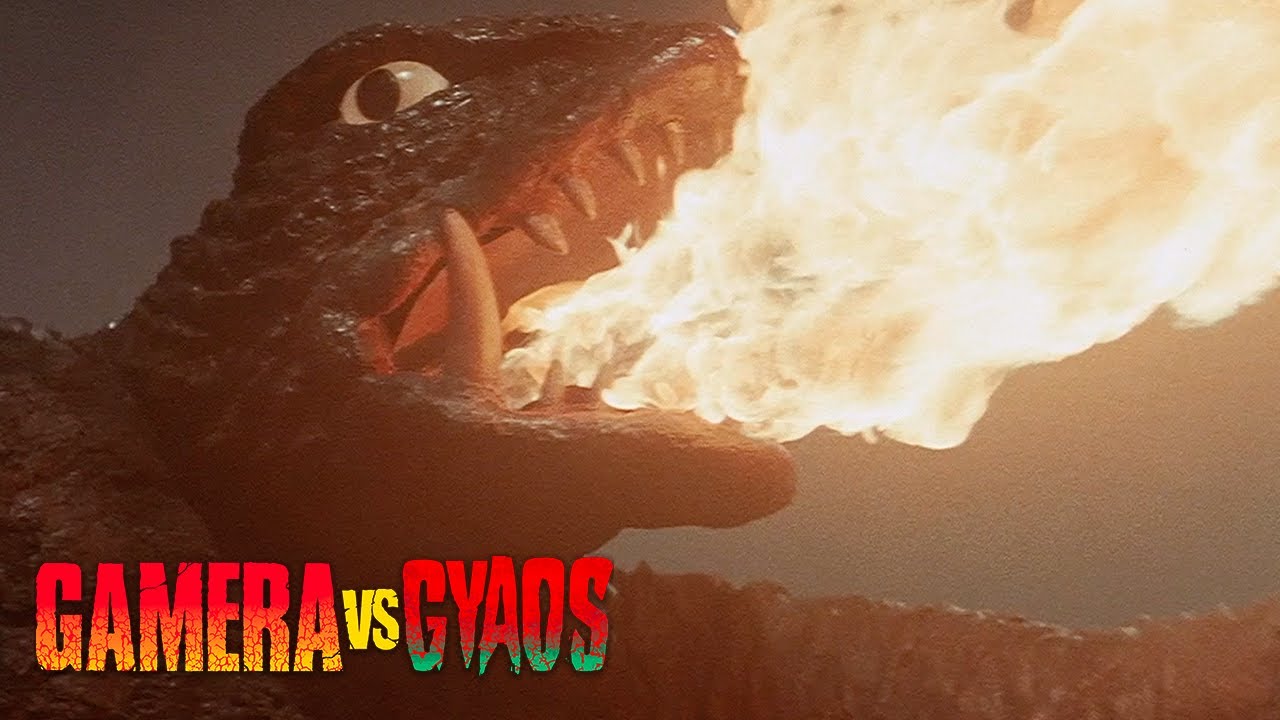 Gamera vs. Gyaos Clip  - Turtle Power!  HD