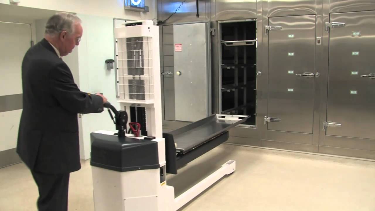 Wilmat Ltd Dignity 60 mortuary stacker truck